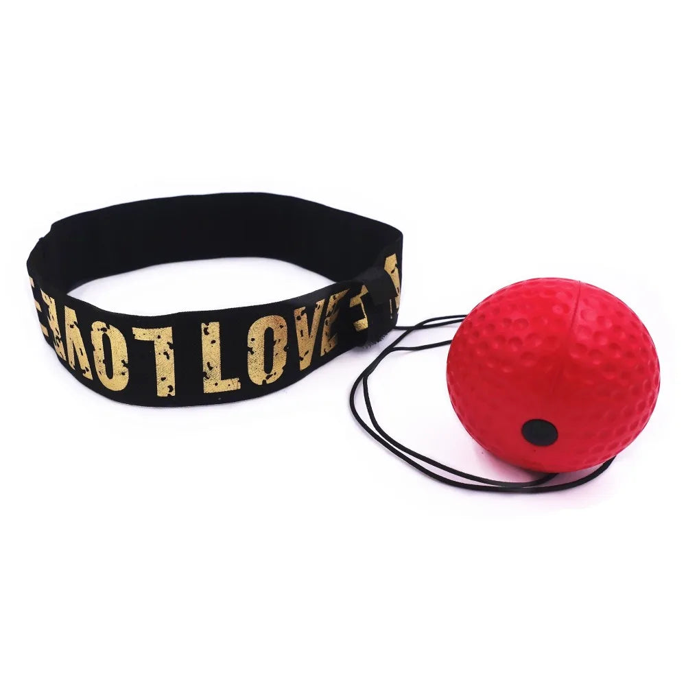 Head-Mounted Boxing Reflex Ball – Speed Punch Trainer