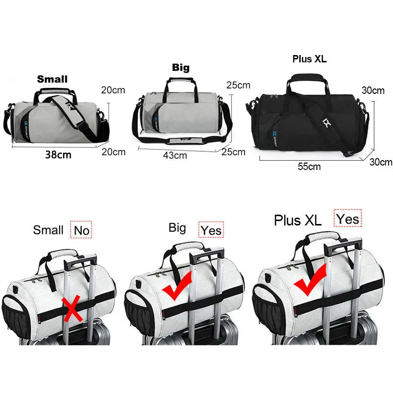 IX Large-Capacity Gym & Travel Duffel Bag