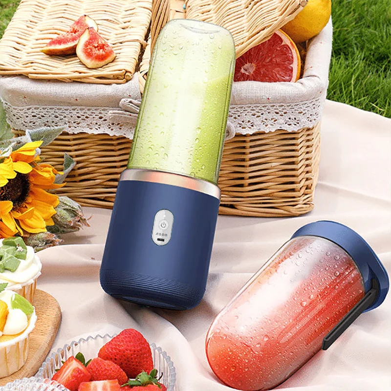 Portable 6-Blade USB Juicer – Mini Electric Blender