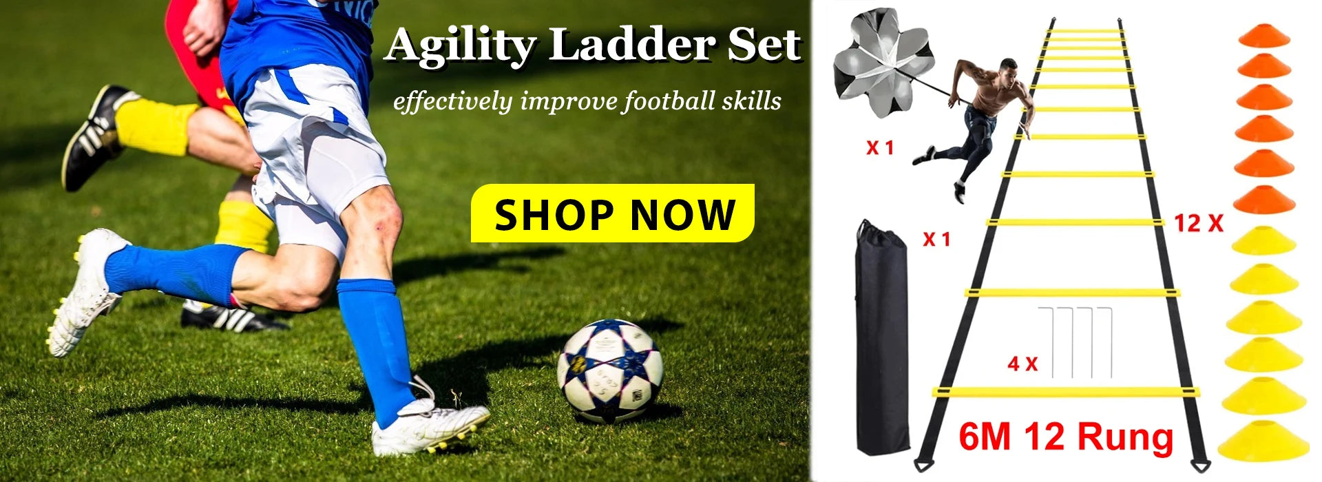 Agility Ladder with Nylon Straps – Speed & Coordination Training Tool