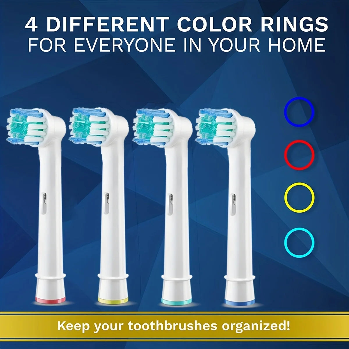 Replacement Toothbrush Heads – Compatible with Oral-B Braun