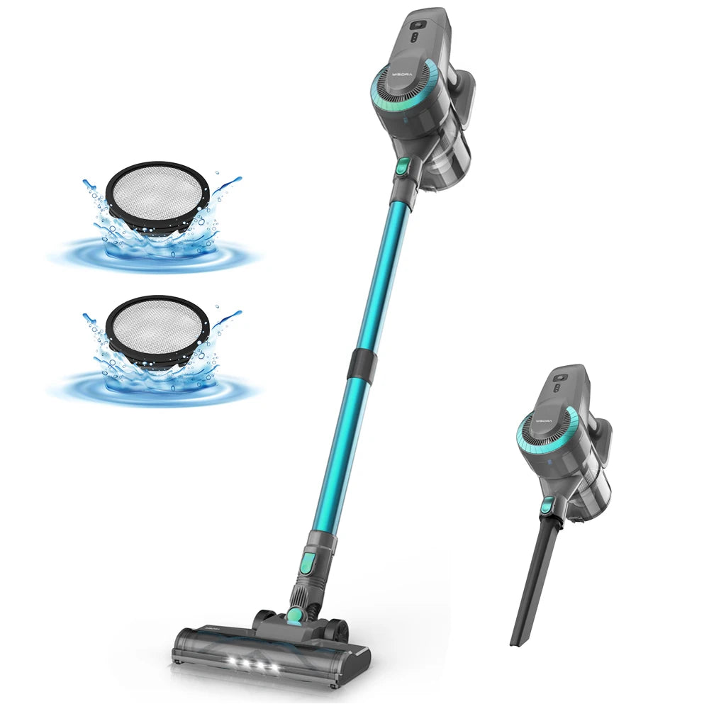 YISORA N300 UltraLight™ Cordless Stick Vacuum – 20Kpa Power