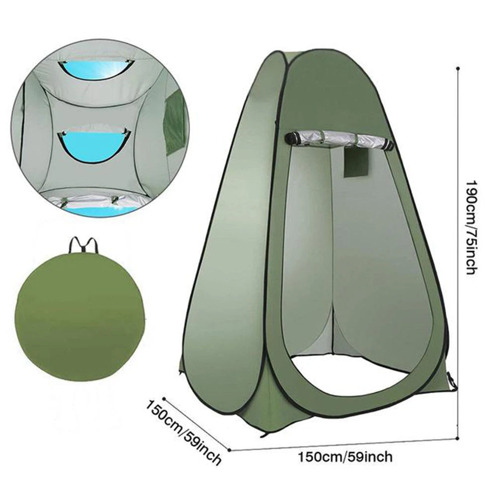 Portable Outdoor Camping Shower Tent – Simple Bath & Changing Room