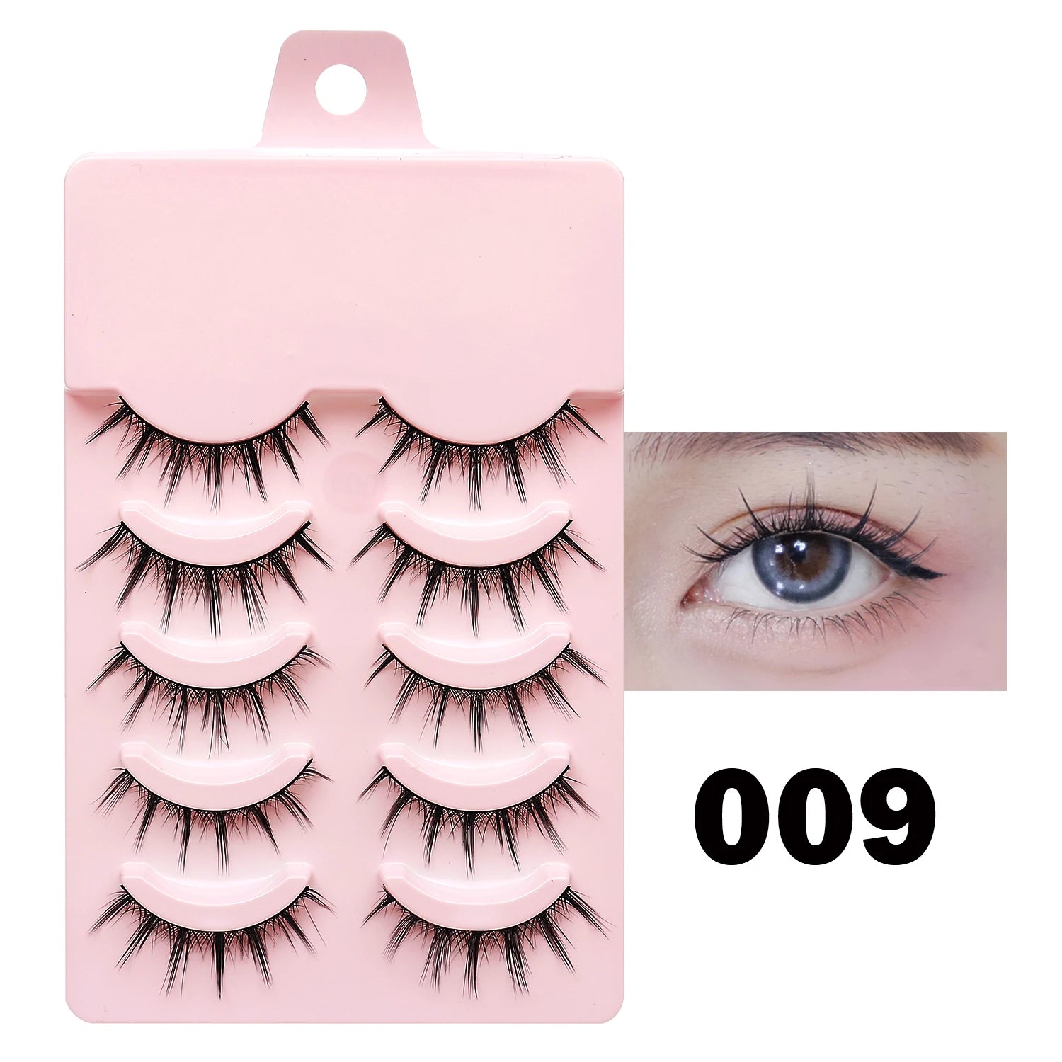 New Manga Lashes - Soft Natural Thick False Eyelashes