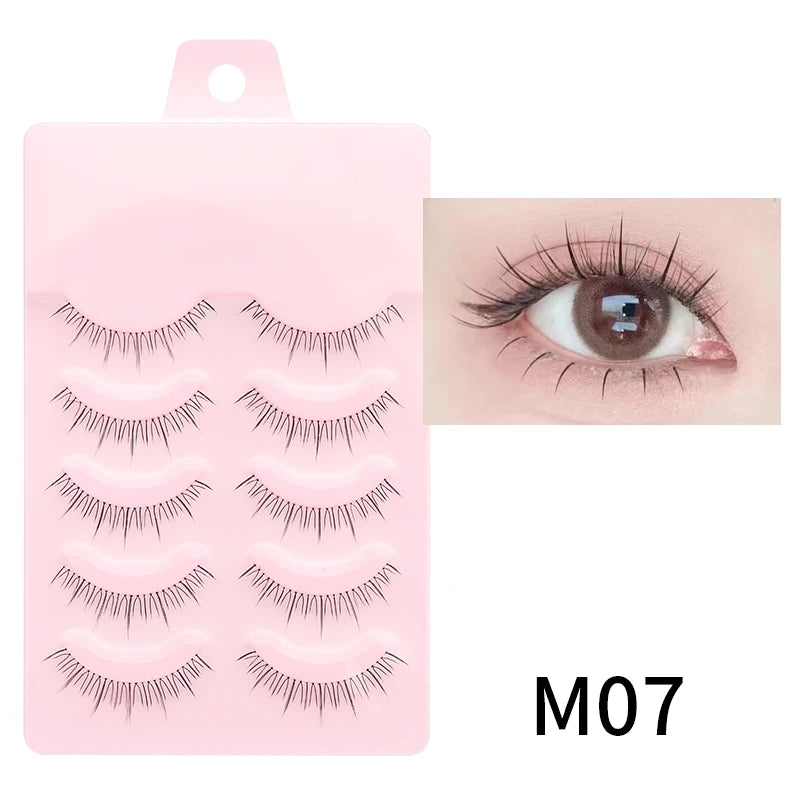 New Manga Lashes - Soft Natural Thick False Eyelashes