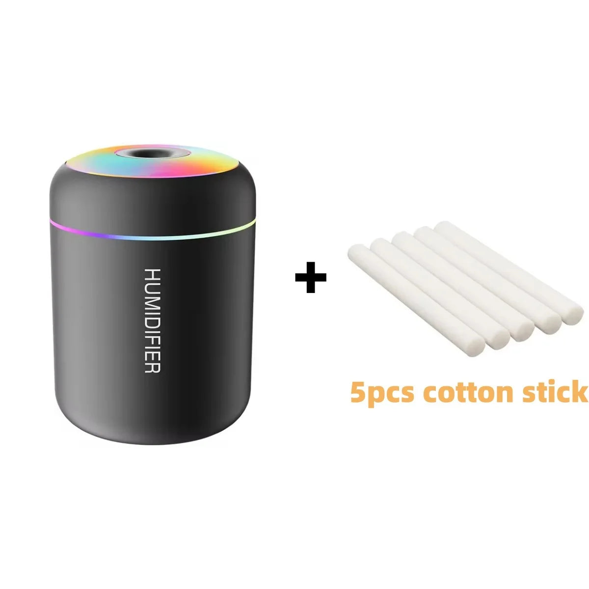 Mini MistMate™ USB Aroma Diffuser – 180ML Air Humidifier with LED Lights