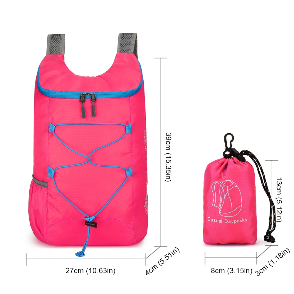 Ultra-Light Waterproof Foldable Backpack – 10L