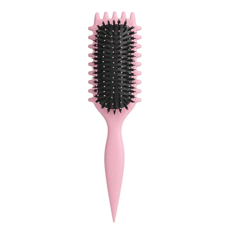 Multi-Functional Hollow Curly Hair Comb – Anti-Static & Scalp Massage