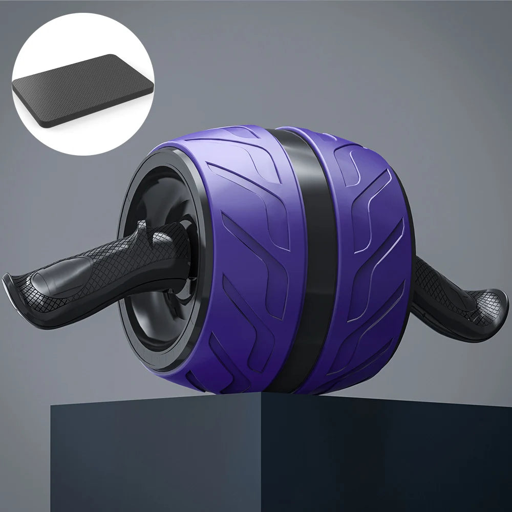 Ab Roller Exercise Wheel with Rebound Mechanism and Knee Pad