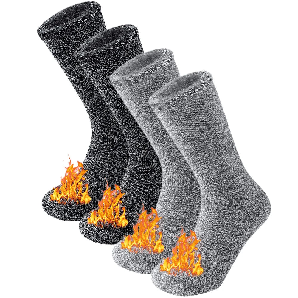 2 Pairs Pack Winter Thermal Socks: