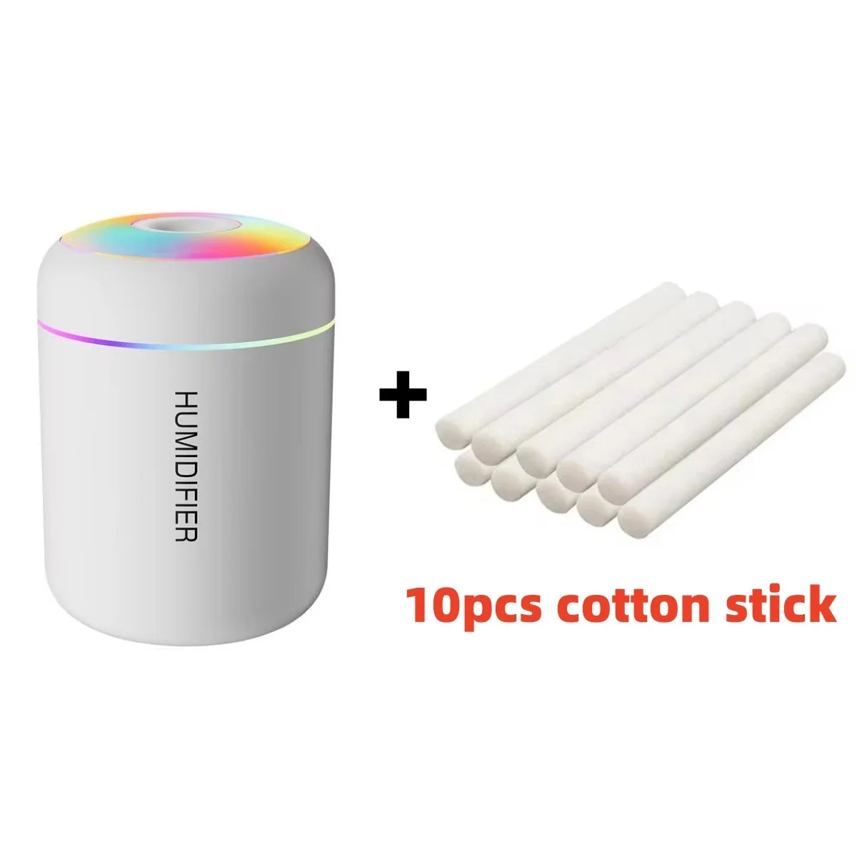 Mini MistMate™ USB Aroma Diffuser – 180ML Air Humidifier with LED Lights