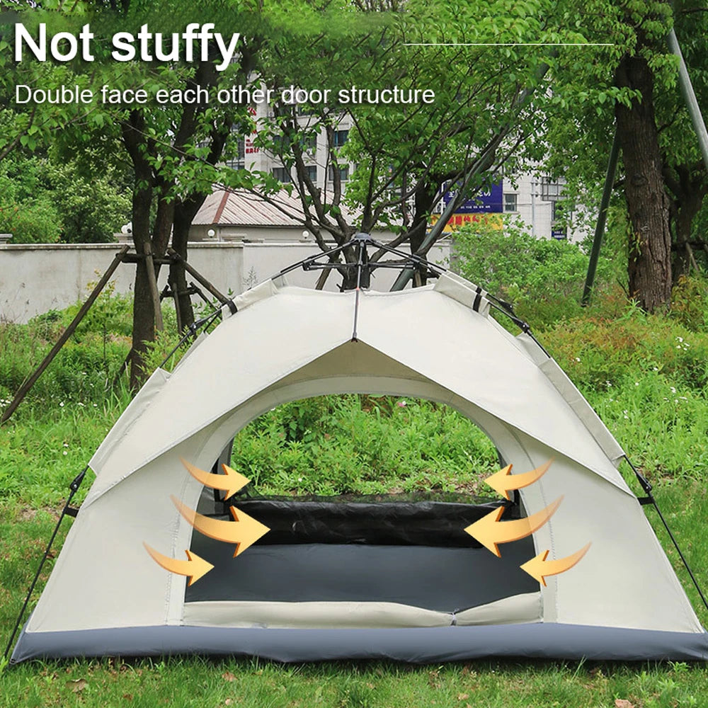 Automatic Quick-Opening Camping Tent – Portable Rain & Sun Shelter