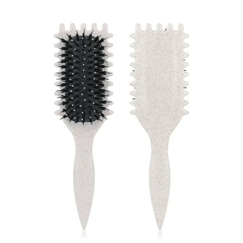 Multi-Functional Hollow Curly Hair Comb – Anti-Static & Scalp Massage