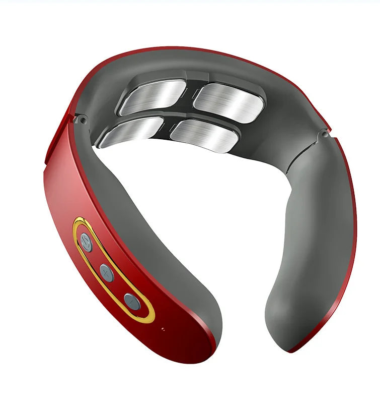 Electric Neck & Shoulder Pulse Massager with Heat – Pain Relief Therapy