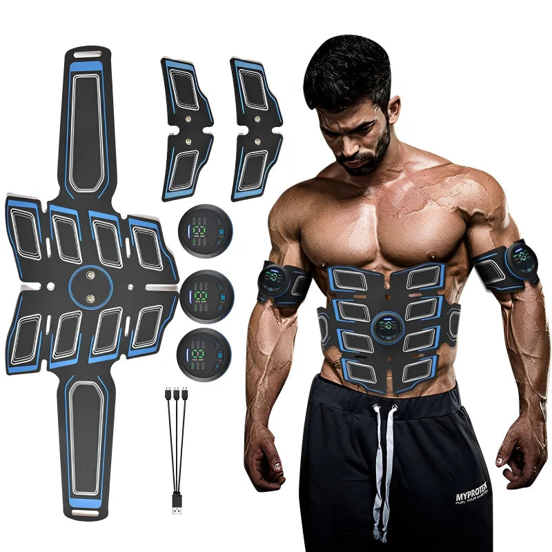 7PCS Rechargeable Abdominal Muscle Trainer Kit