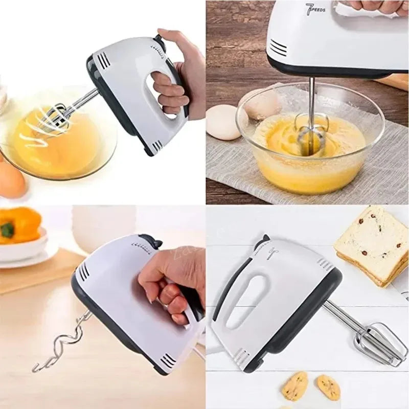 7-Speed Handheld Electric Mixer – Mini Multifunctional Egg Beater & Dough Blender