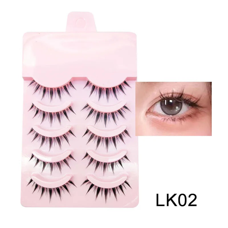 New Manga Lashes - Soft Natural Thick False Eyelashes