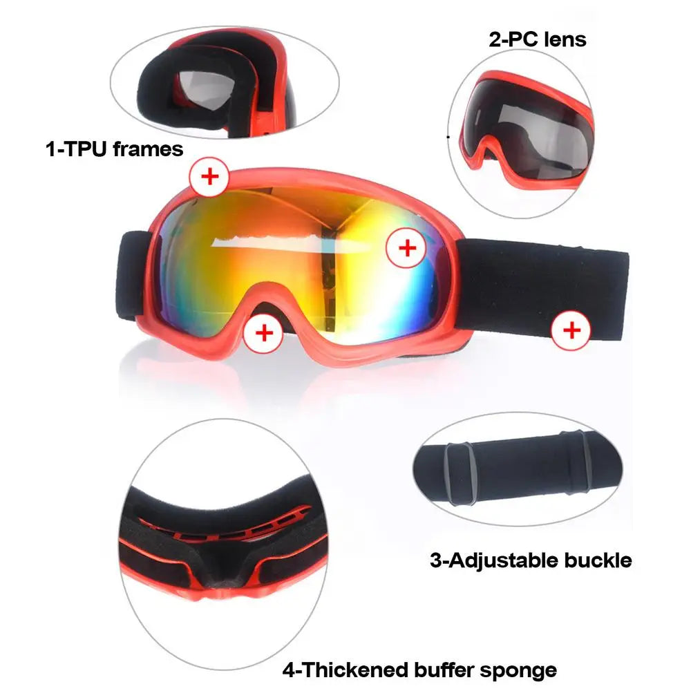 Kids Ski Goggles – Anti-Fog Snowboard Goggles for Boys & Girls