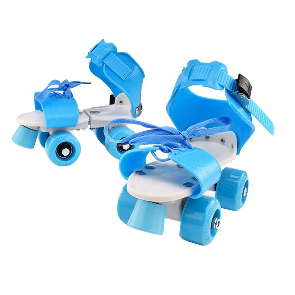 Beginner Roller Skates for Girls – Adjustable Double Row