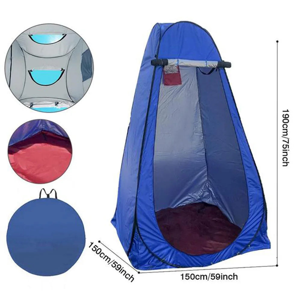 Portable Outdoor Camping Shower Tent – Simple Bath & Changing Room