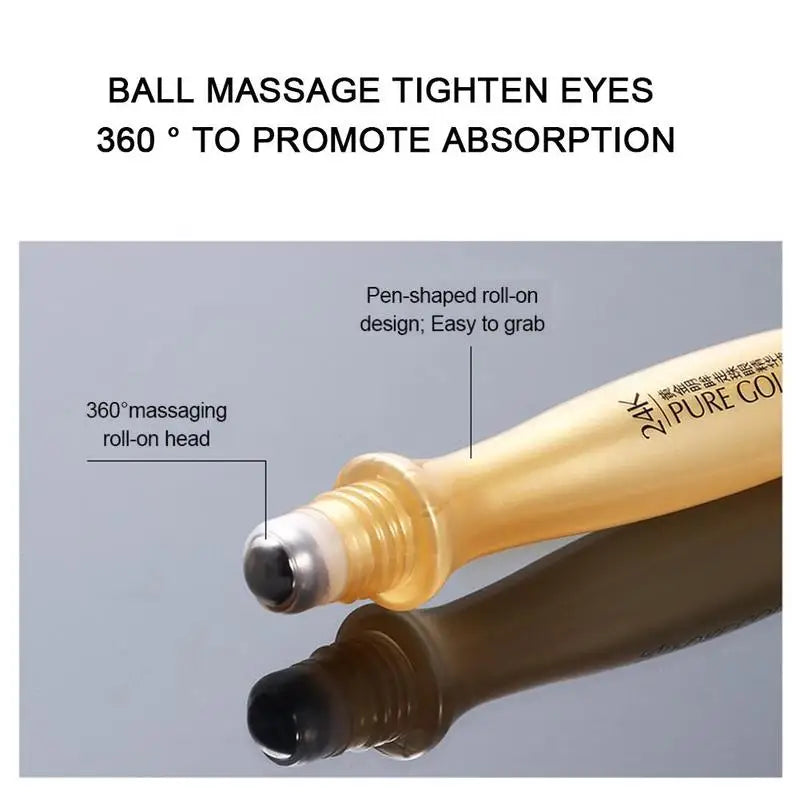 24K Gold Bright Eye Roller Eye Cream: