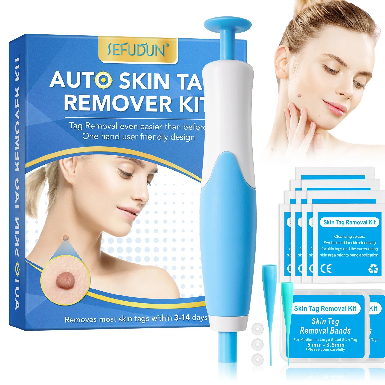 2-IN-1 Auto Skin Tag Removal Tool Kit: