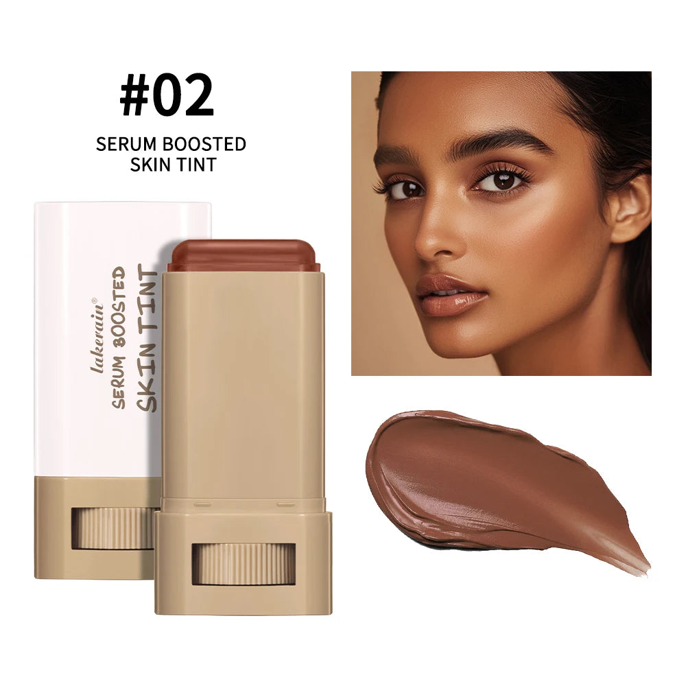 Stick Foundation Balm Serum - Boosted Skin Tint & High Coverage