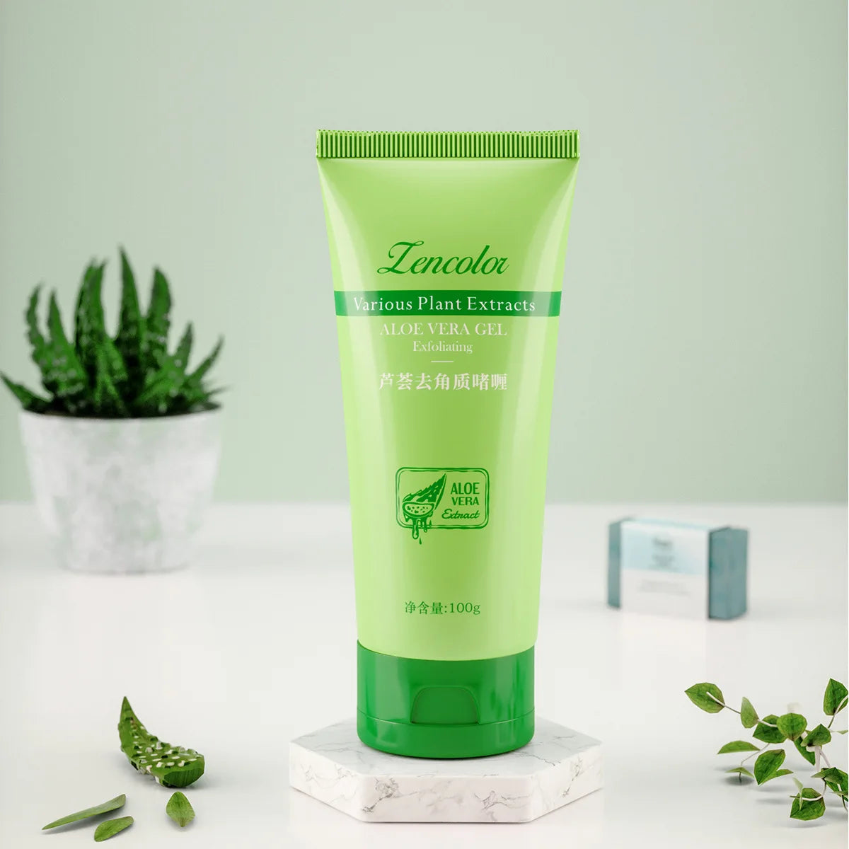 Exfoliating Aloe Vera Gel Deep Cleansing Exfoliant: