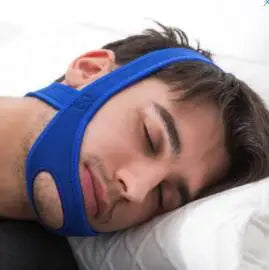 New Neoprene Anti Snore Stop Snoring Chin Strap Belt Anti Apnea Jaw Solution Sleep Support Apnea Belt Adjustable Sleep Care Tool