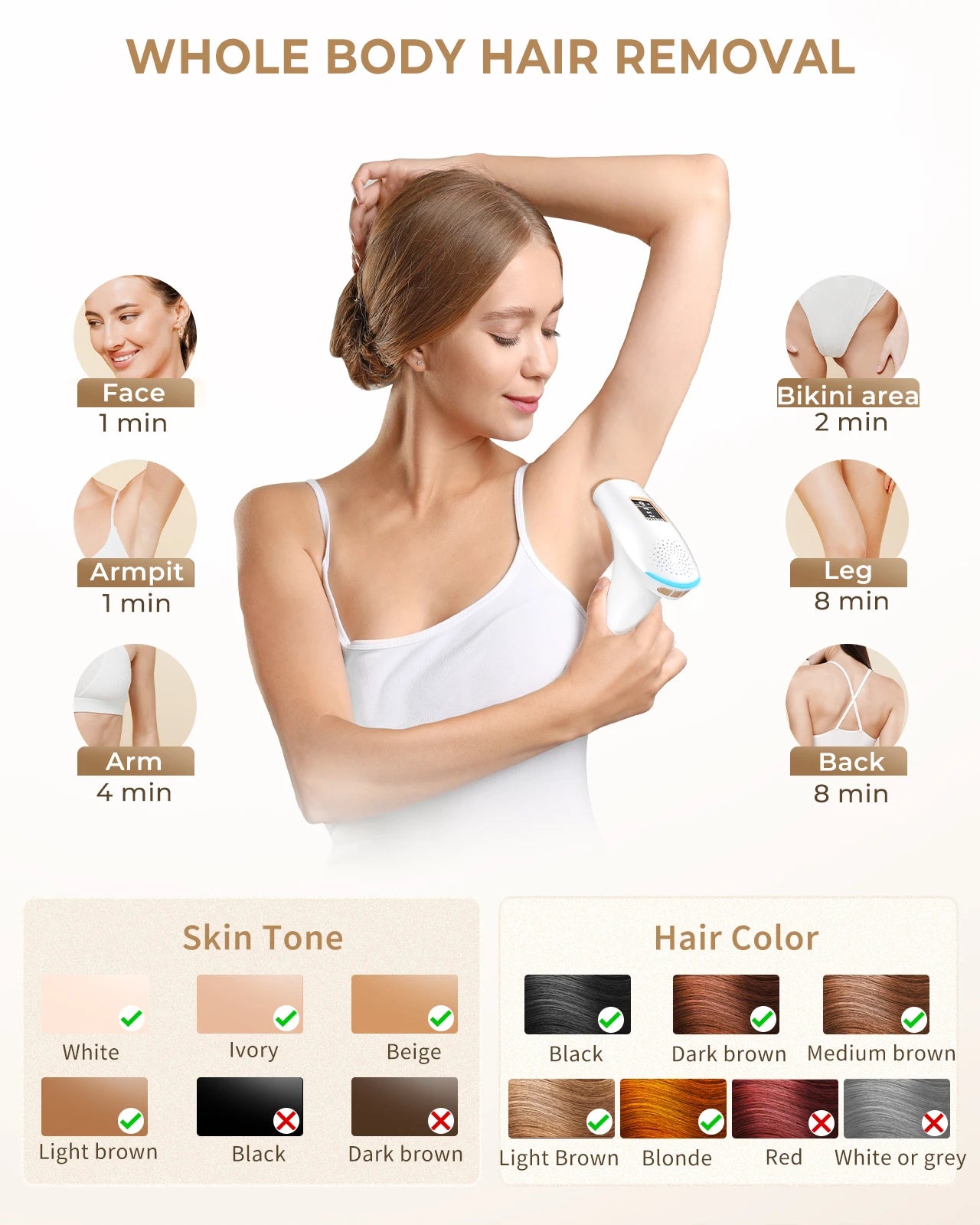 IPL Hair Removal Laser Device: