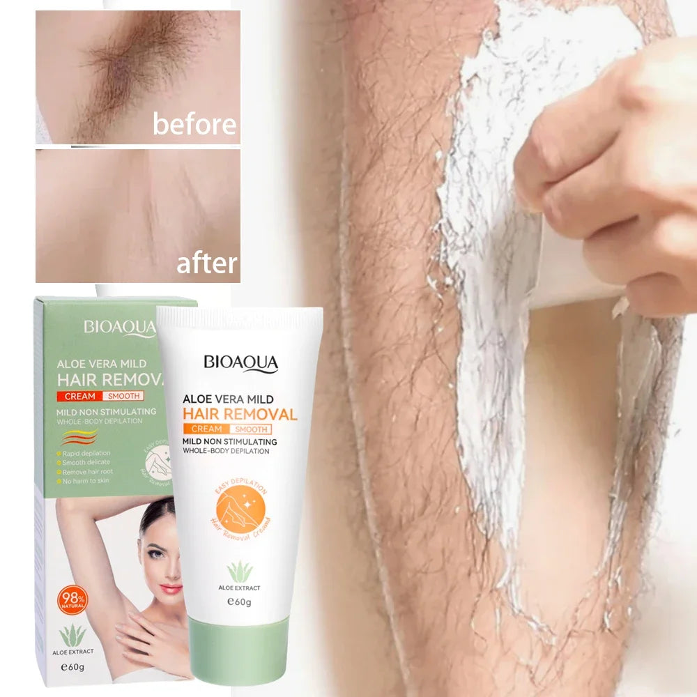 Hair Removal Cream – Permanent & Painless for Men and Women