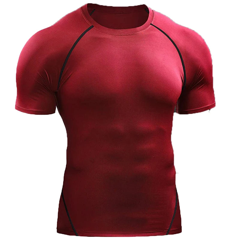 Men's 2024 Quick-Dry Compression Sports T-Shirt