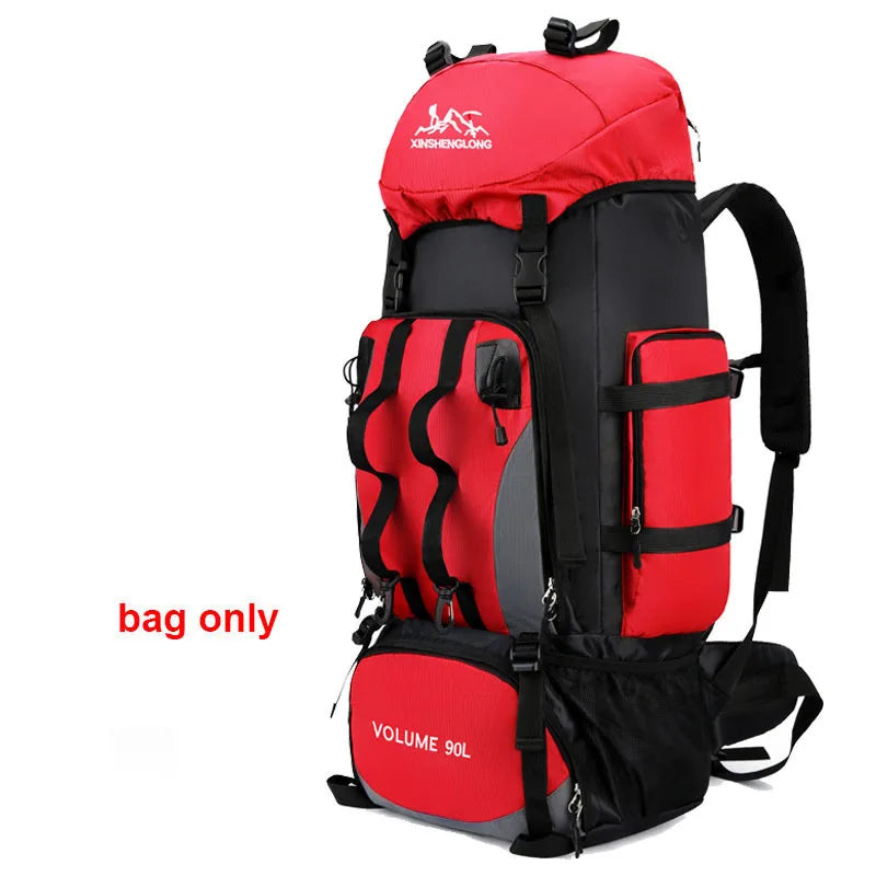 90L Waterproof Hiking & Camping Backpack – Large Outdoor Rucksack