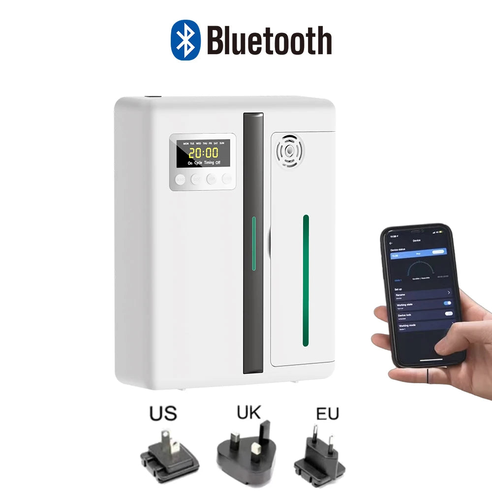 Essential Oil Aroma Diffuser - Bluetooth Control Air Freshener for Home, Hotel, and Office