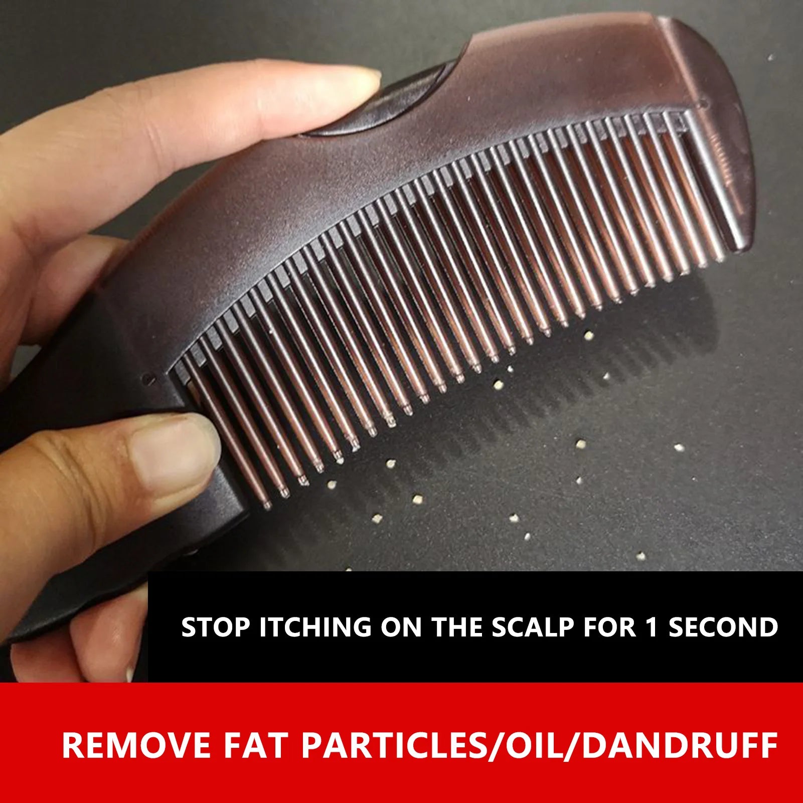 Self-Cleaning Anti-Static Dandruff Removal Scalp Comb