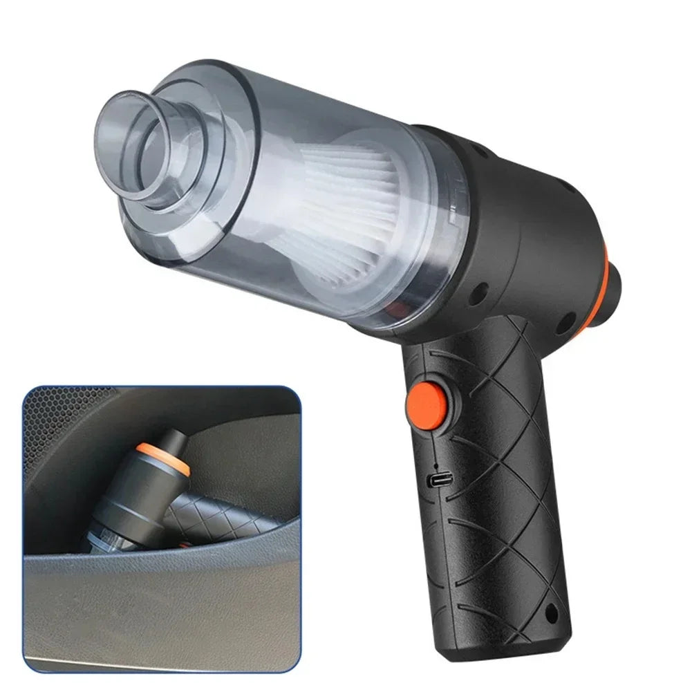 Wireless Car Vacuum Cleaner – 6000Pa Strong Suction