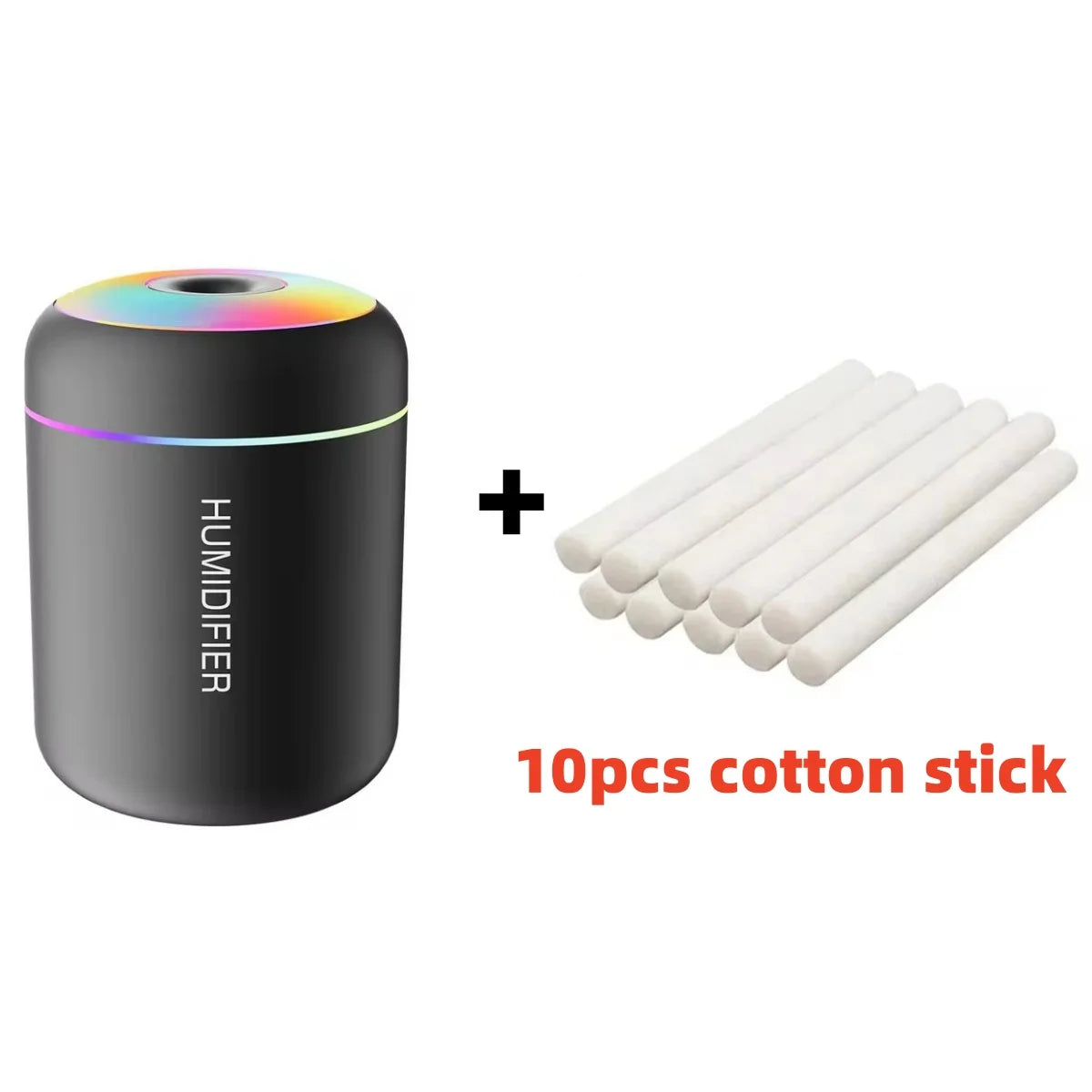 Mini MistMate™ USB Aroma Diffuser – 180ML Air Humidifier with LED Lights