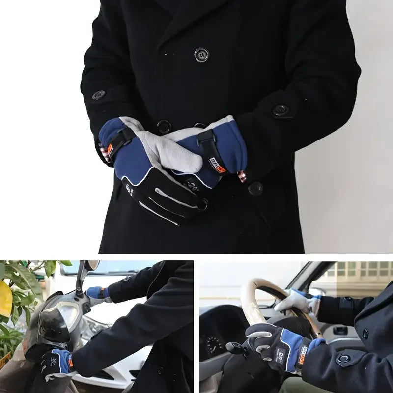 Full Finger Fleece Winter Gloves: