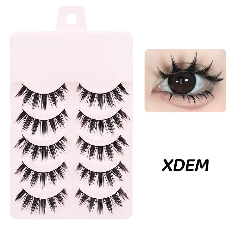 New Manga Lashes - Soft Natural Thick False Eyelashes
