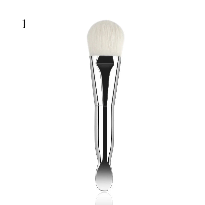 Face Mask Brush Flat Soft Hair Facial Cleansing Skin Care Blender Foundation Applicator Concealer Brush Beauty Makeup Tool