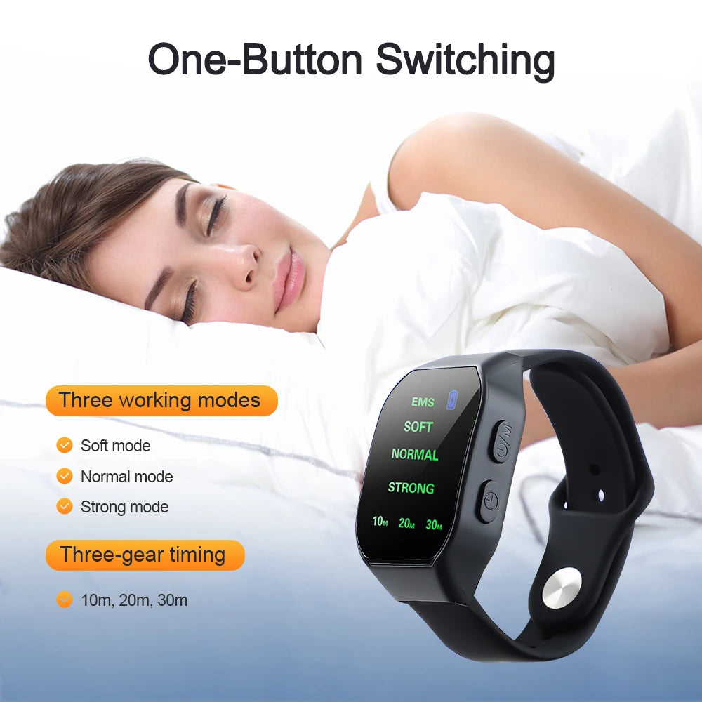 Sleep Aid Watch with EMS Microcurrent Pulse