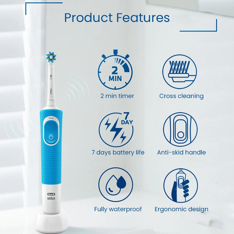 Oral-B D100 Electric Toothbrush – Vitality Cleaning