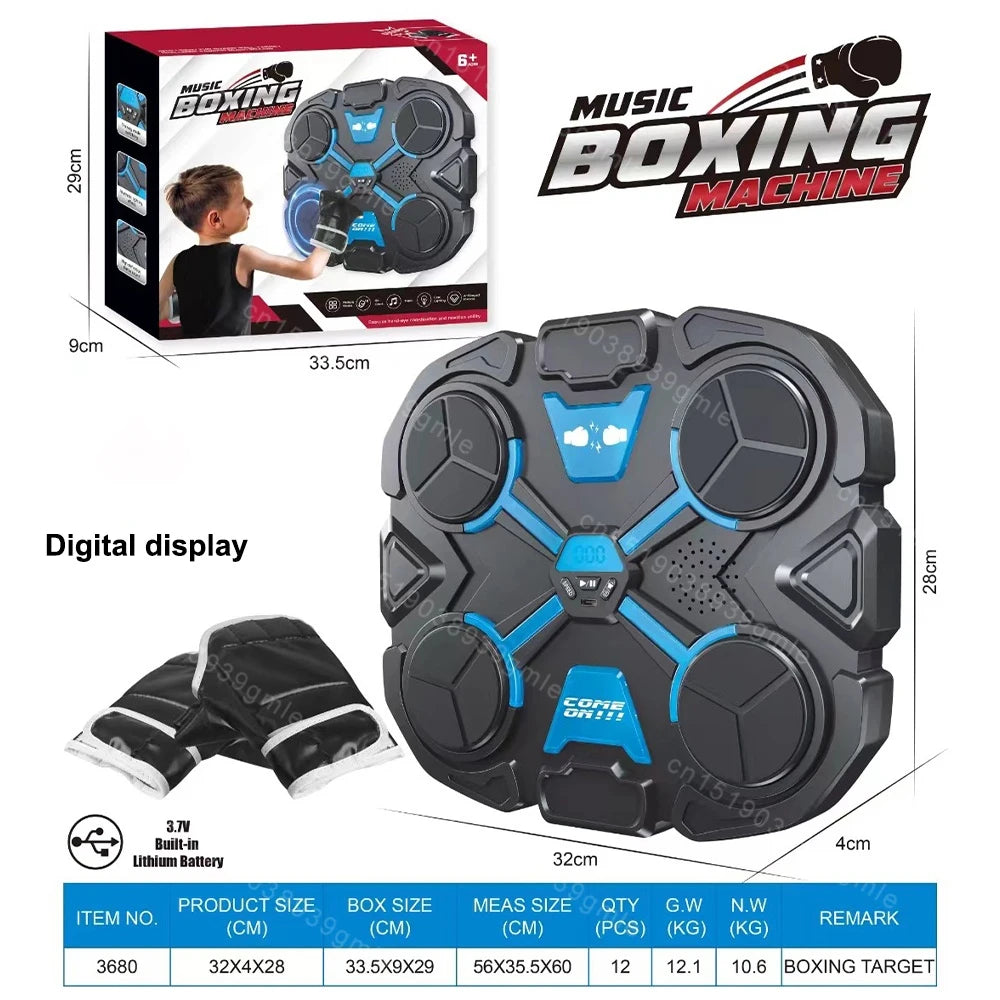 Smart Bluetooth Music Boxing Machine – Home Fitness Wall Target