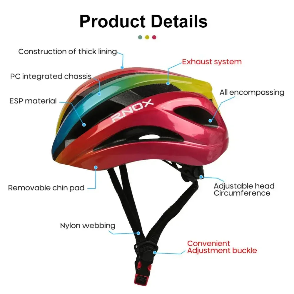 RNOX Shockproof MTB & Road Bike Helmet for Adults