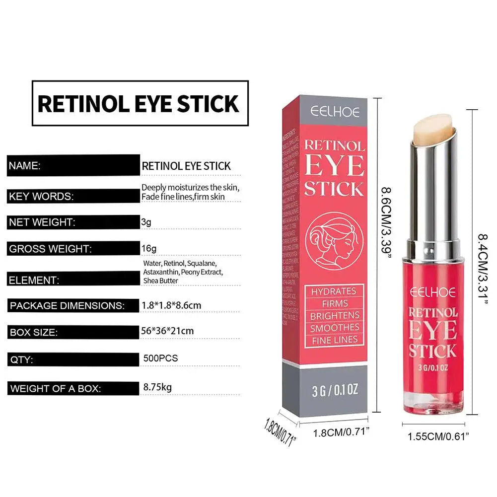 Retinol Eye Cream Lightening Dark Circles Firming Skin Instant Eye Repair Serum Stick for women Women Eyes Care