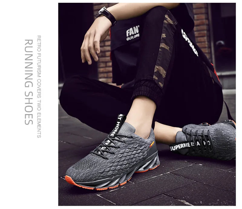 Men's Breathable Non-Slip Sports Sneakers