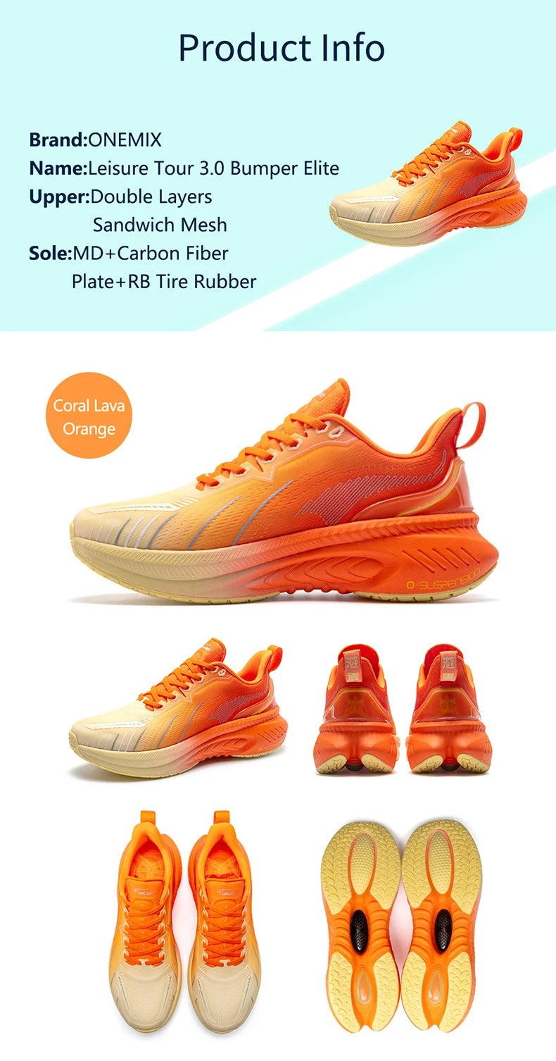 ONEMIX New Cushioning Running Shoes for Men: