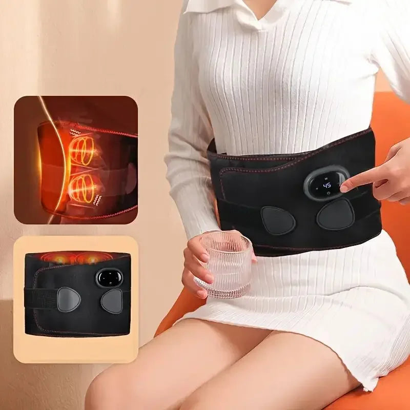 Electric Lumbar Heating Belt – Adjustable Waist Massager & Support