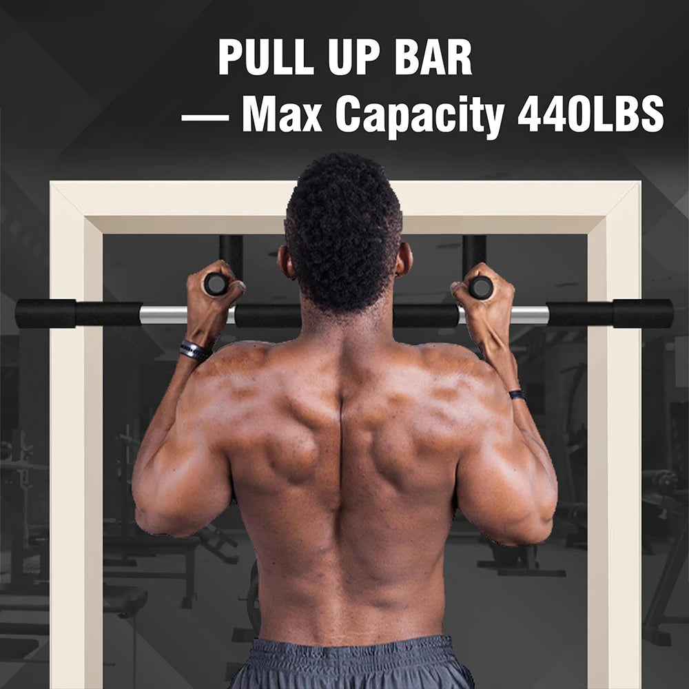 Pull Up Bar for Doorway Portable Upper Body Workout Indoor Multi-functional Exercise Hanging Bar Fitness Trainer Home Equipment