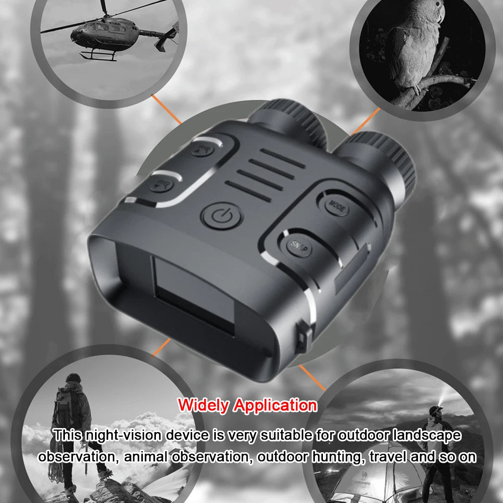 1080P Infrared Night Vision Binoculars – 5X Digital Zoom for Day & Night Use